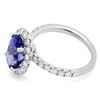 Image 2 : 3.31ct Tanzanite 14 K White Gold Ring
