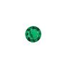 Image 1 : GIA 0.6ct Round Shape Green F1 EMERALD 5.72 - 5.85 x 2.94 mm