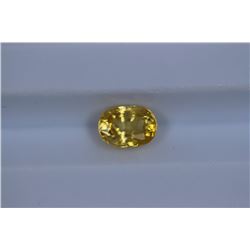 0.74ct Ceylon Yellow sapphire Oval cut