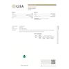 Image 2 : GIA 1.08ct Pear Shape Green F1 EMERALD 8.16 x 6.48 x 3.82 mm