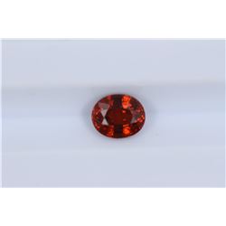 0.94ct Natural Malaya Garnet Oval cut