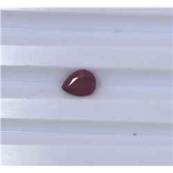 1.41ct Ruby Pear cut