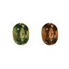 Image 1 : GIA 1.1ct Oval Shape Yellowish Green changing to Brown Purple ALEXANDRITE? 6.98 x 5.19 x 3.77 mm
