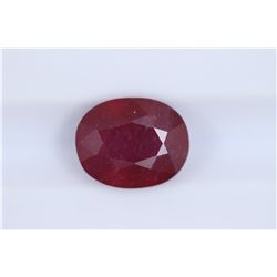 3.7ct Ruby Oval cut