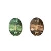Image 1 : GIA 1.57ct Oval Shape Yellowish Green changing to Brown ALEXANDRITE? 8.19 x 6.18 x 3.82 mm