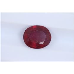 2.82ct Ruby Oval cut