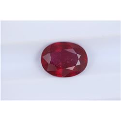 2.1ct Ruby Oval cut