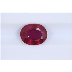 2.36ct Ruby Oval cut