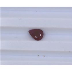 1.2ct Ruby Pear cut