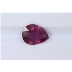 1.96ct Ruby Pear cut