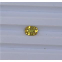 1.7ct Yellow Sapphire Oval cut