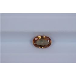 0.61ct Yellow Sapphire Oval cut