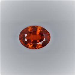 1.12ct Natural Malaya Garnet Oval cut