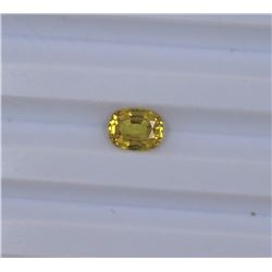 1.49ct Yellow Sapphire Oval cut