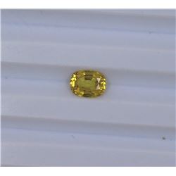 1.49ct Yellow Sapphire Oval cut