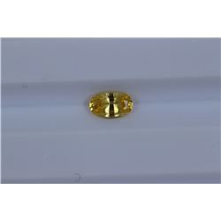 0.25ct Ceylon Yellow sapphire Oval cut