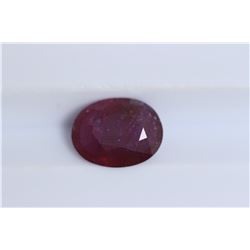 1.64ct Ruby Oval cut