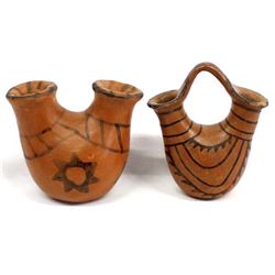 2 Pieces of Native American Maricopa Pottery