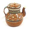 Image 2 : Vintage Mexican Redware Pottery Teapot