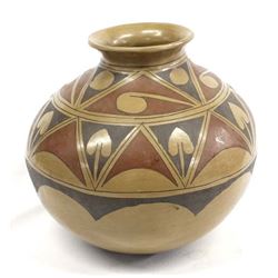 Vintage Mata Ortiz Polychrome Pottery Olla