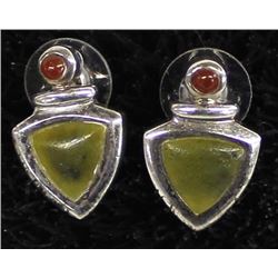 Sterling Silver Earrings by Peyote Bird Designs