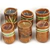 Image 3 : 14 Vintage Mexican Redware Candleholders