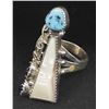Image 2 : Navajo Sterling Turquoise Ring, Robert Shakey Jr.