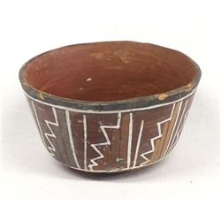 Pre Columbian Nazca Culture Polychrome Pottery Bowl