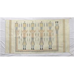 Vintage Mexican Yei bi Chei Rug