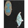 Image 2 : 6 Navajo & Zuni Sterling Rings Plus