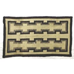Early 1900s Navajo Wool Textile Rug