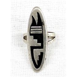 Hopi Sterling Ring by Daniel Phillips