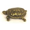 Image 1 : Vintage English Brass Turtle Lidded Trinket Box