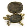 Image 2 : Vintage English Brass Turtle Lidded Trinket Box