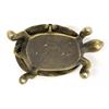 Image 3 : Vintage English Brass Turtle Lidded Trinket Box