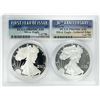 Image 1 : 1986-S & 2016-W $1 Proof American Silver Eagle Coin Set PCGS PR69DCAM