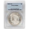 Image 1 : 1892-CC $1 Morgan Silver Dollar Coin PCGS MS63