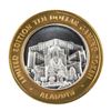 Image 1 : .999 Fine Silver Aladdin Resort & Casino Las Vegas $10 Limited Edition Gaming Token