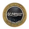 Image 2 : .999 Fine Silver Aladdin Resort & Casino Las Vegas $10 Limited Edition Gaming Token