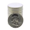 Image 1 : Roll of (20) Brilliant Uncirculated 1963 Franklin Half Dollar Coins
