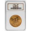 Image 1 : 1924 $20 St. Gaudens Double Eagle Gold Coin NGC MS64