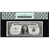 Image 2 : 1935E $1 Silver Certificate Note Misaligned Back Print ERROR Fr.1614 PCGS About New 50