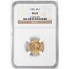 Image 1 : 1906 $2 1/2 Liberty Head Quarter Eagle Gold Coin NGC MS62