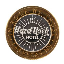 .999 Fine Silver Hard Rock Hotel & Casino Las Vegas $10 Limited Edition Gaming Token