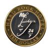 Image 2 : .999 Fine Silver Hard Rock Hotel & Casino Las Vegas $10 Limited Edition Gaming Token