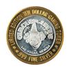 Image 2 : .999 Fine Silver Circus Circus Las Vegas, Nevada $10 Limited Edition Gaming Token