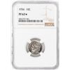 Image 1 : 1956 Proof Roosevelt Dime Coin NGC PF67 Star