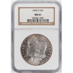 1894-O $1 Morgan Silver Dollar Coin NGC MS61