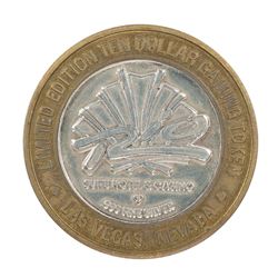 .999 Fine Silver Rio Las Vegas, Nevada $10 Limited Edition Gaming Token