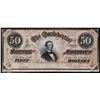 Image 1 : 1864 $50 Confederate States of America Note